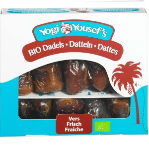 box of organic dates