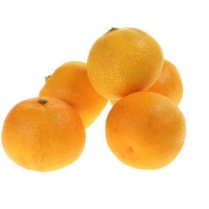 organic mandarin on white background